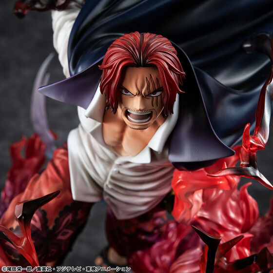 PRE-ORDER MegaHouse - Portrait.Of.Pirates SA-MAXIMUM - ONE PIECE - Leader of Red Hair Pirates Red-Haired Shanks: Kamusari [EXCLUSIVE]