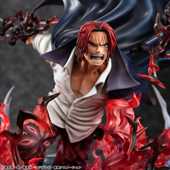 PRE-ORDER MegaHouse - Portrait.Of.Pirates SA-MAXIMUM - ONE PIECE - Leader of Red Hair Pirates Red-Haired Shanks: Kamusari [EXCLUSIVE]