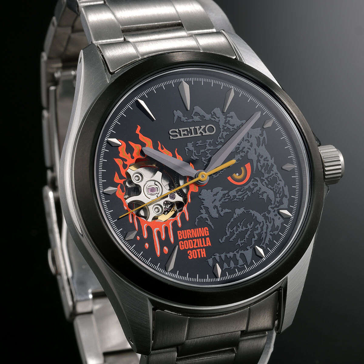 SPECIAL ORDER Burning Godzilla 30th Anniversary Seiko Collaboration Model Watch [JP] [EXCLUSIVE]
