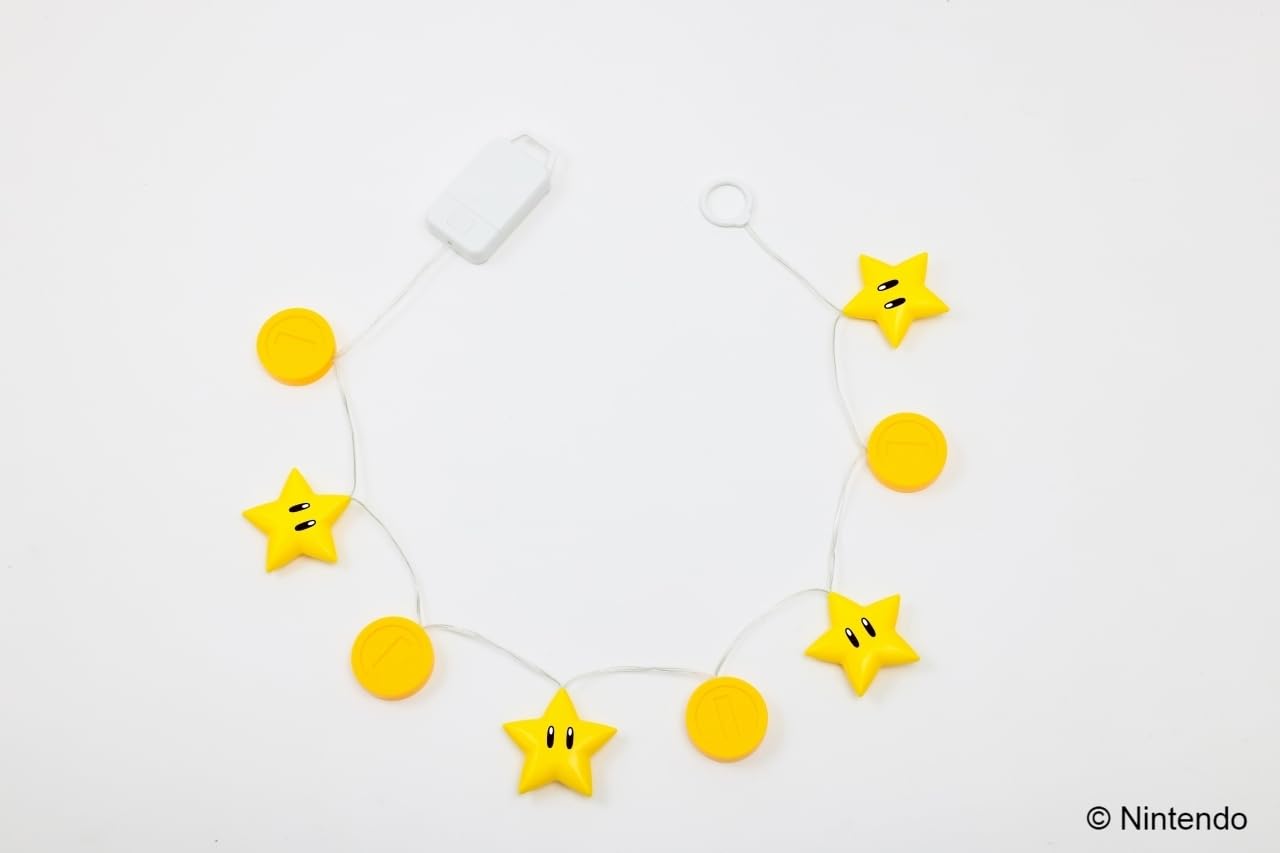 BACK-ORDER Takarajimasha - Super Mario Super Star & Coin Garland Light SPECIAL BOOK [JP]