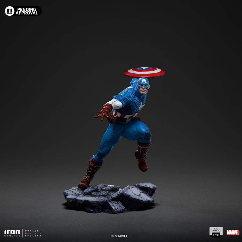 PRE-ORDER Iron Studios - BDS Art Scale - Marvel Comics - Captain America 1/10