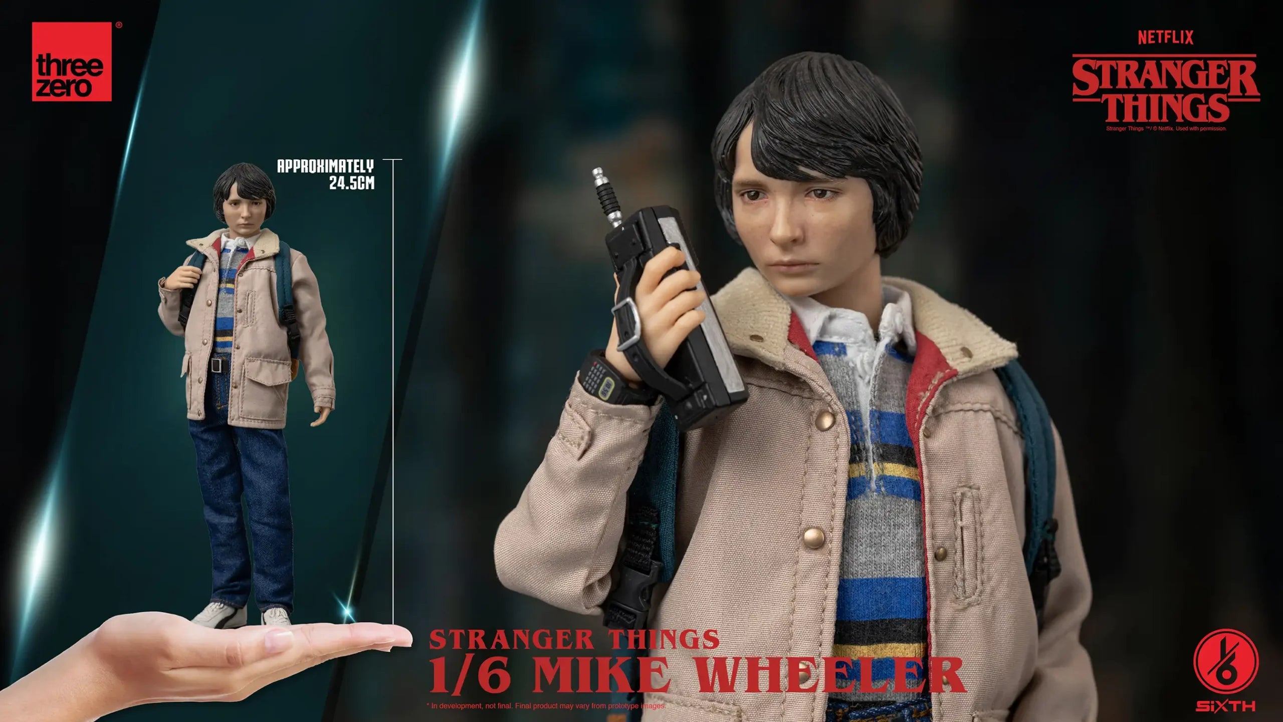 PRE-ORDER threezero - Stranger Things - Mike Wheeler 1/6