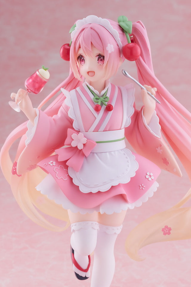IN-STOCK Taito - Vocaloid Newly Written Figure - Sakura Miku: Japanese Cafe Ver.
