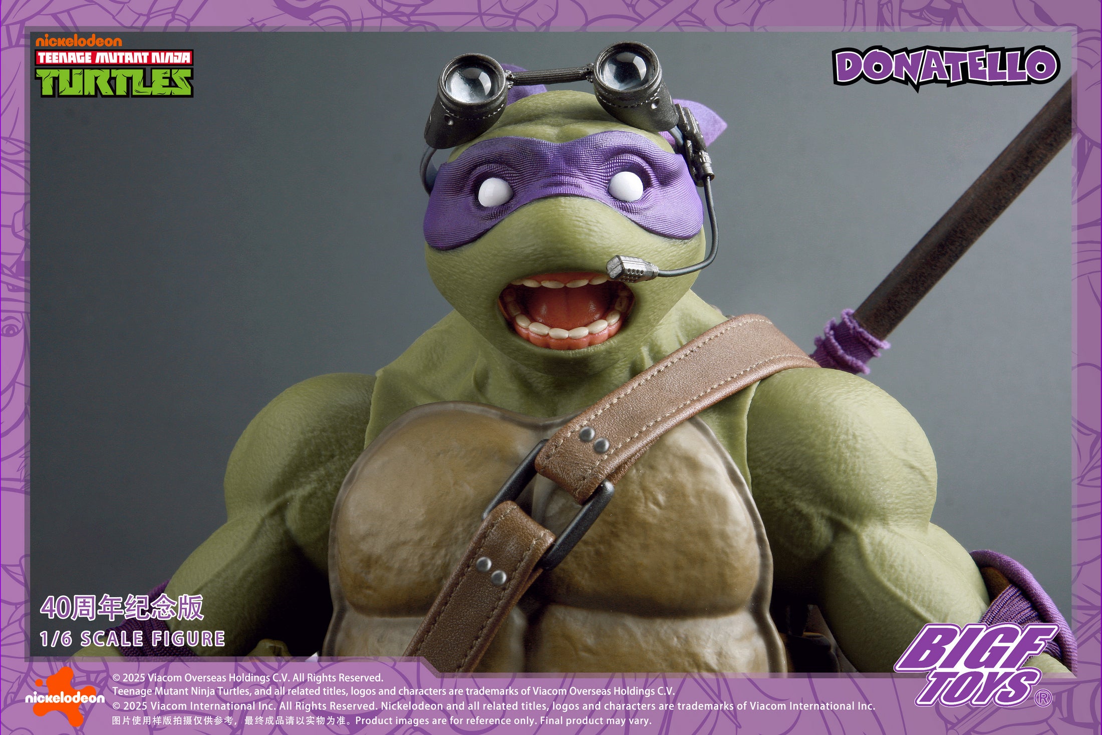 PRE-ORDER BIGFTOYS - TMNT - Donatello: 40th Anniversary Edition 1/6