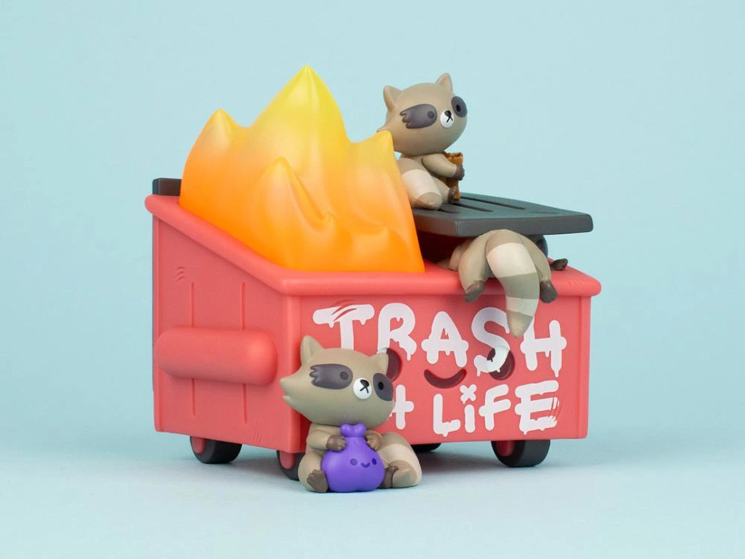 PRE-ORDER 100% Soft - Dumpster Fire - Trash Panda Dumpster Fire