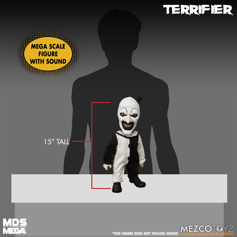 PRE-ORDER Mezco - MDS Mega Scale - Terrifier: Art the Clown with Sound