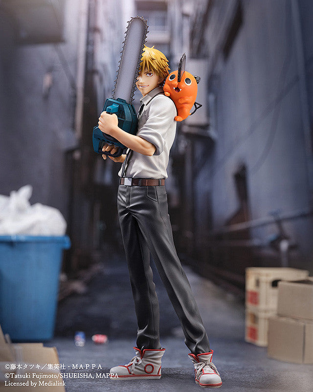 PRE-ORDER Sega - S-Fire - Chainsaw Man - Denji ＆ Pochita 1/7