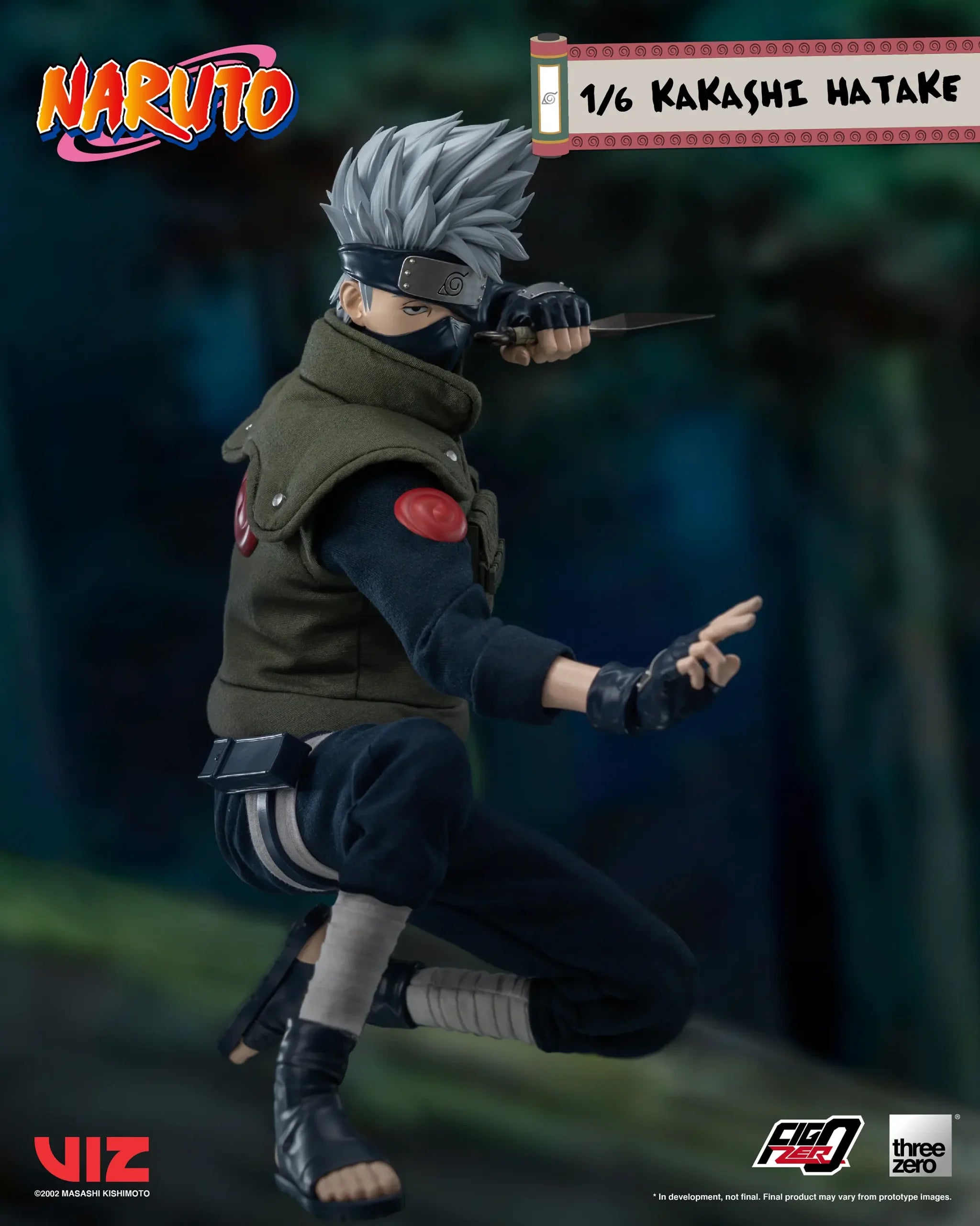 PRE-ORDER threezero - FigZero - Naruto - Kakashi Hatake 1/6