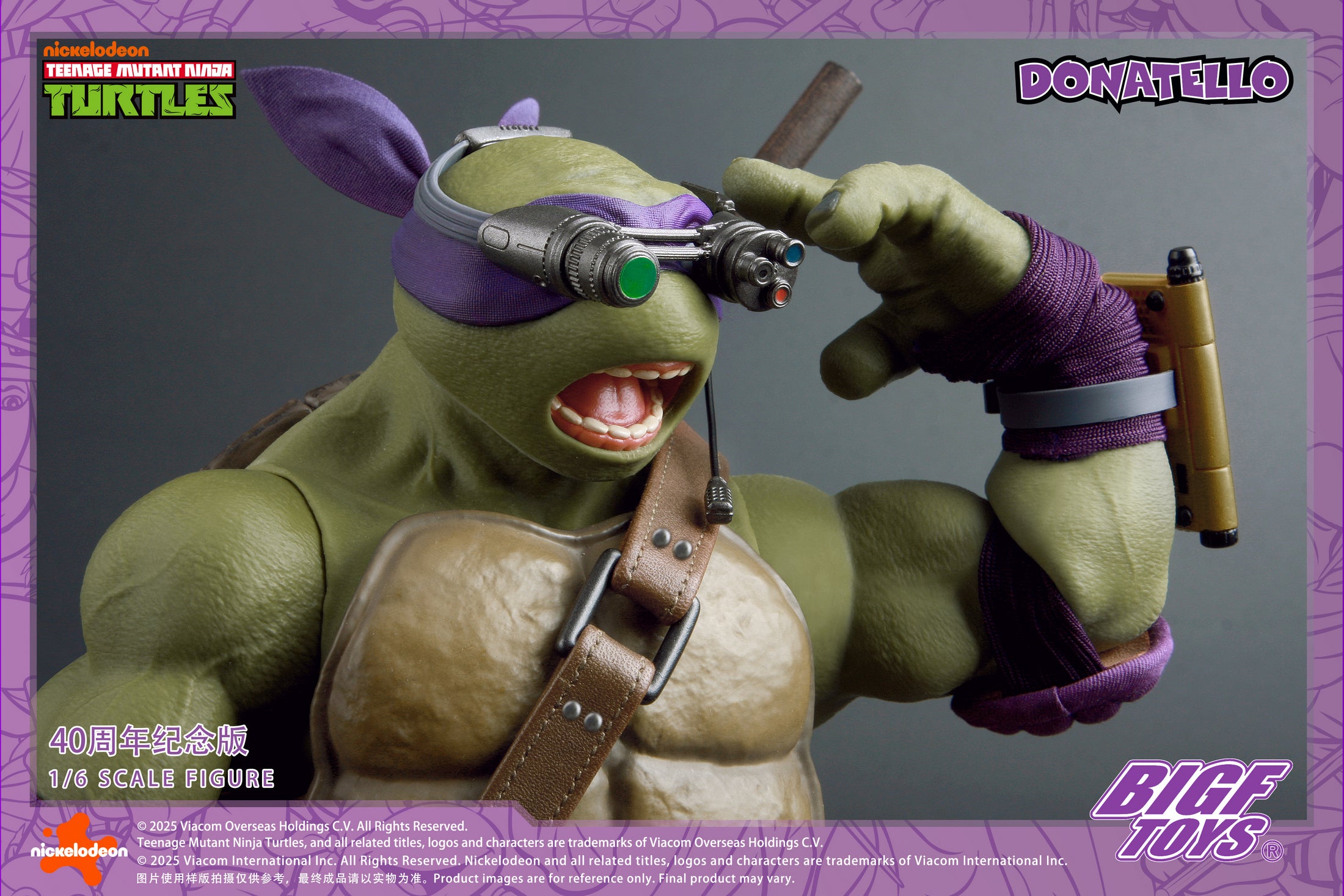 PRE-ORDER BIGFTOYS - TMNT - Donatello: 40th Anniversary Edition 1/6