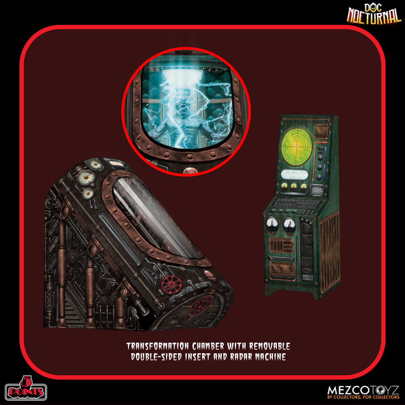 PRE-ORDER Mezco - 5 Points - Doc Nocturnal - Nocturnal Tower Playset