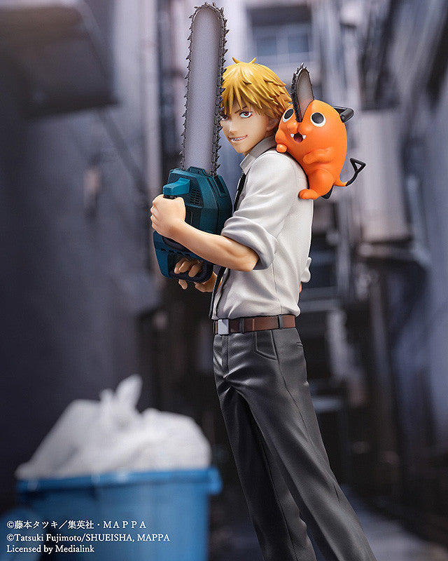 PRE-ORDER Sega - S-Fire - Chainsaw Man - Denji ＆ Pochita 1/7