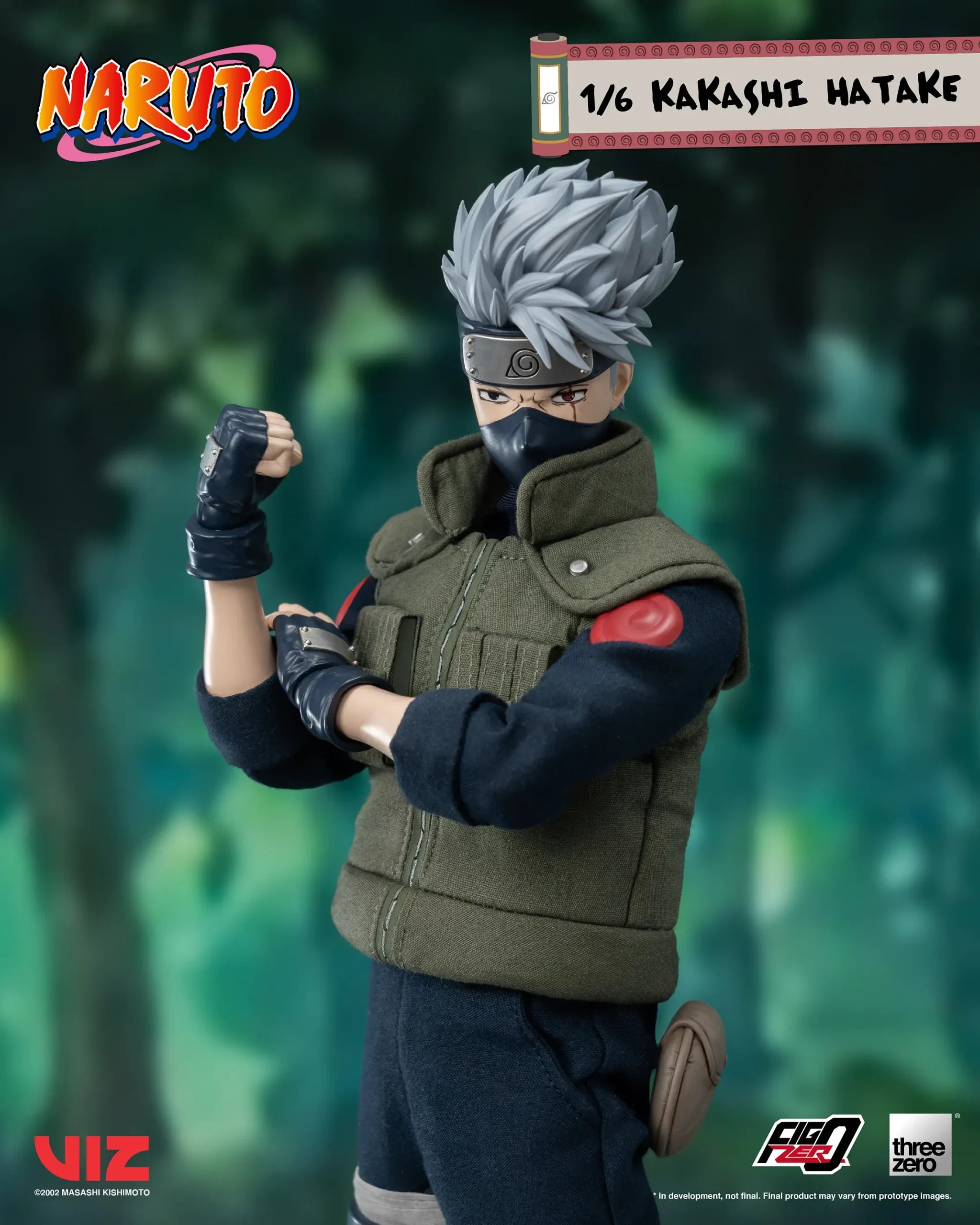 PRE-ORDER threezero - FigZero - Naruto - Kakashi Hatake 1/6