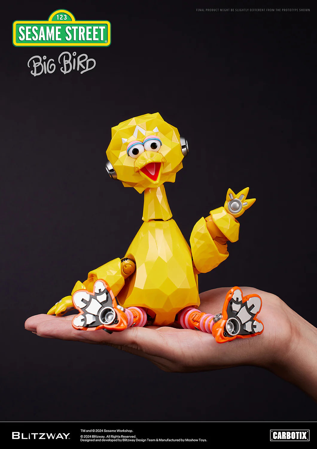 PRE-ORDER Blitzway - CARBOTIX - Sesame Street - Big Bird