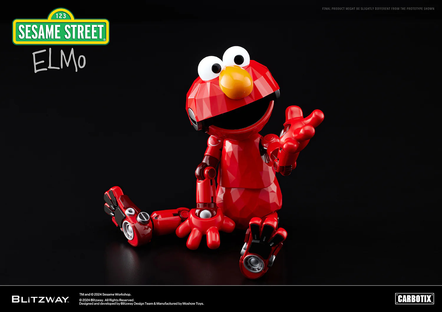 PRE-ORDER Blitzway - CARBOTIX - Sesame Street - Elmo