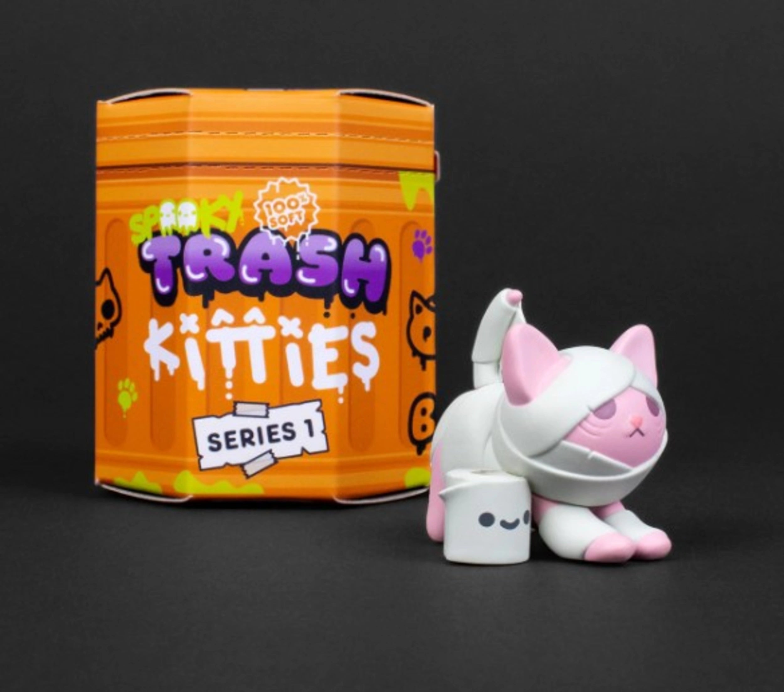 IN-STOCK 100% Soft - Spooky Trash Kitties  Series 1