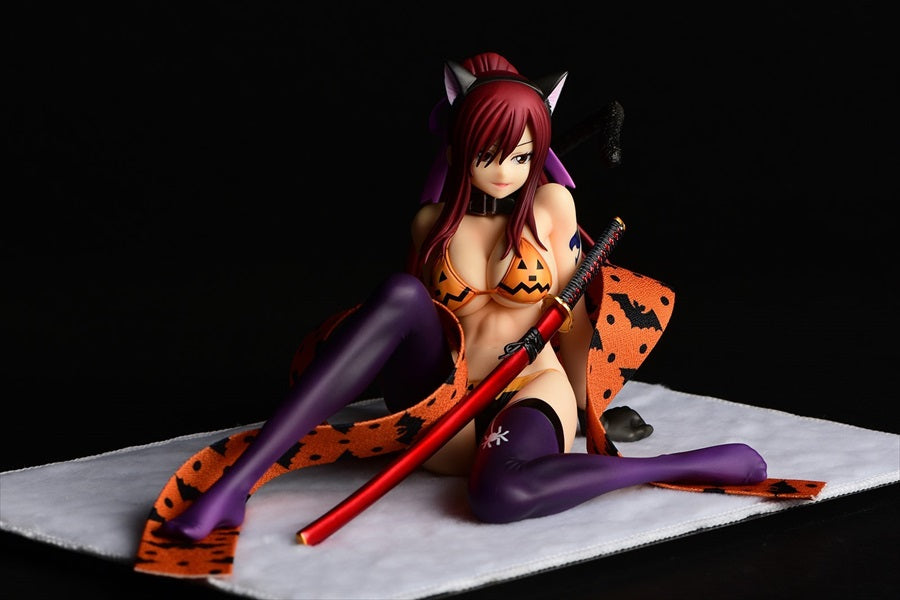 PRE-ORDER Orcatoys - Fairy Tail - Erza Scarlet: Halloween Cat Gravure_Style 1/6