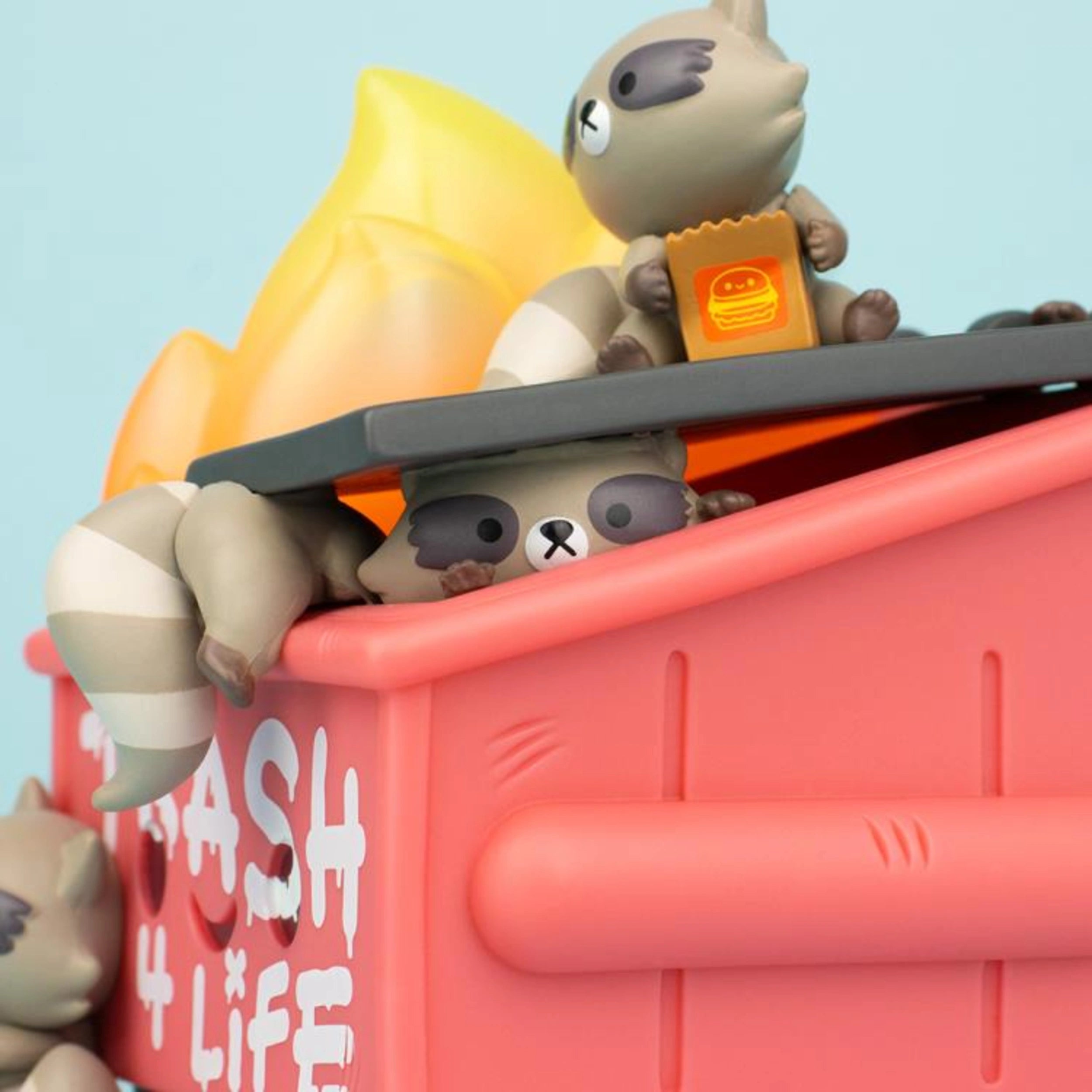 PRE-ORDER 100% Soft - Dumpster Fire - Trash Panda Dumpster Fire