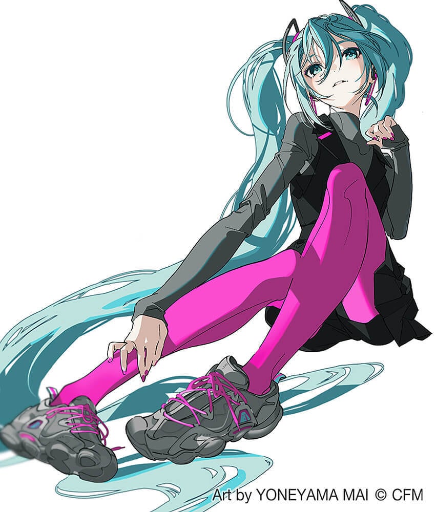 SPECIAL ORDER FILA x Hatsune Miku - Teratach 600 Hi: Dark Grey/Blue [EXCLUSIVE] [2nd Batch]