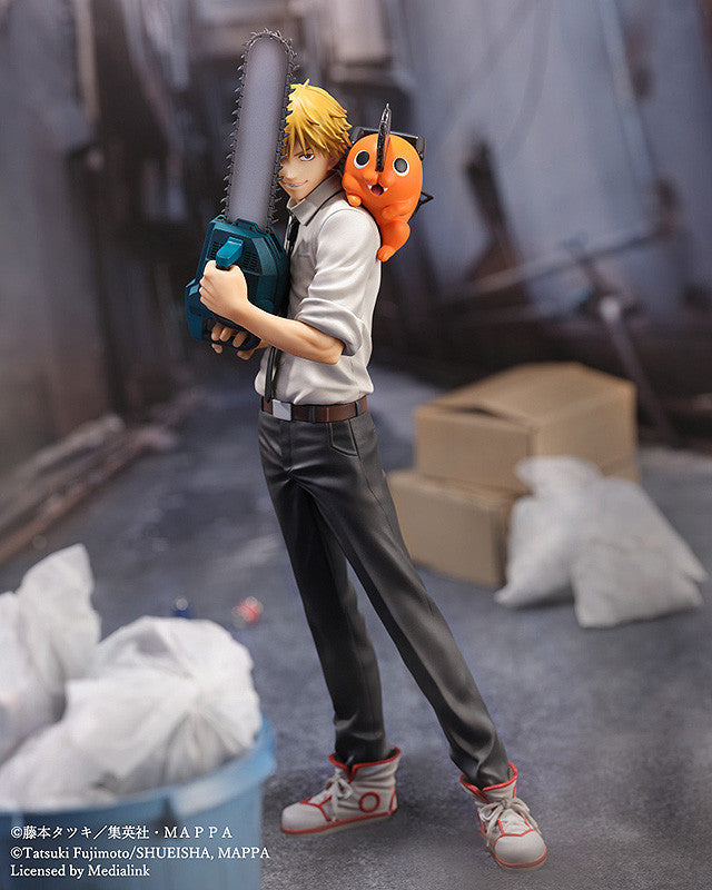 PRE-ORDER Sega - S-Fire - Chainsaw Man - Denji ＆ Pochita 1/7