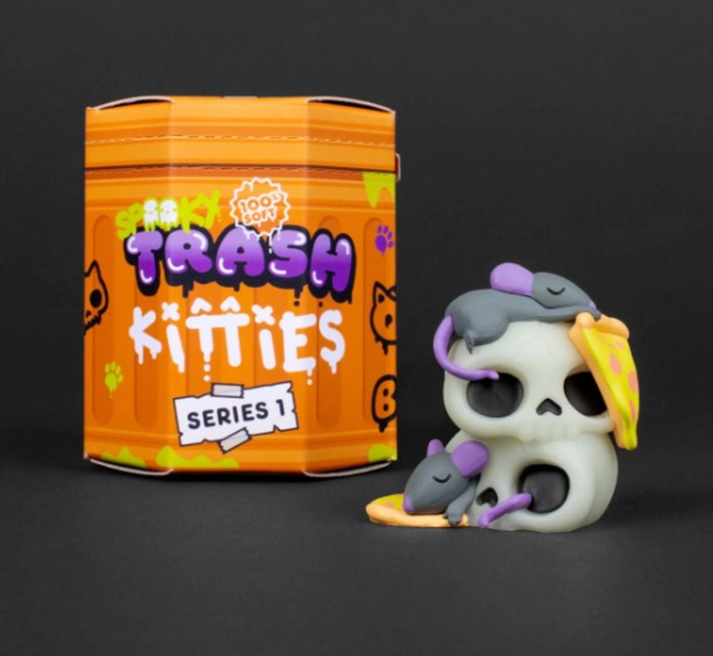 IN-STOCK 100% Soft - Spooky Trash Kitties  Series 1