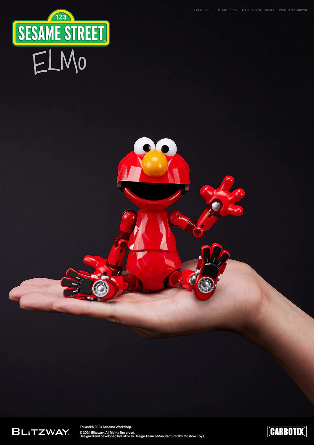 PRE-ORDER Blitzway - CARBOTIX - Sesame Street - Elmo