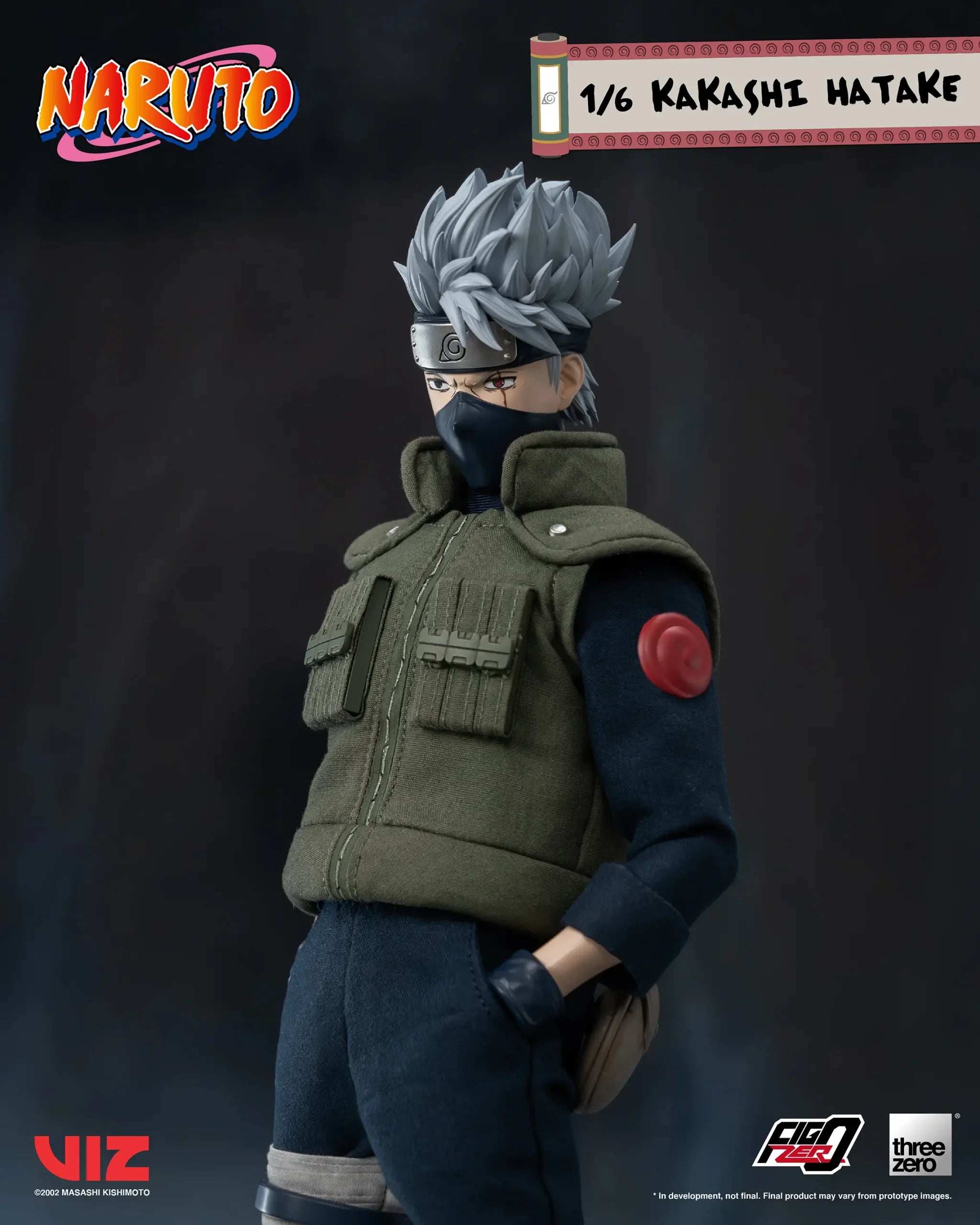 PRE-ORDER threezero - FigZero - Naruto - Kakashi Hatake 1/6