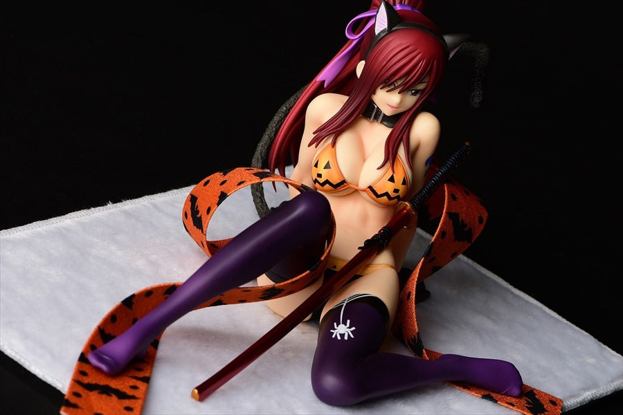 PRE-ORDER Orcatoys - Fairy Tail - Erza Scarlet: Halloween Cat Gravure_Style 1/6