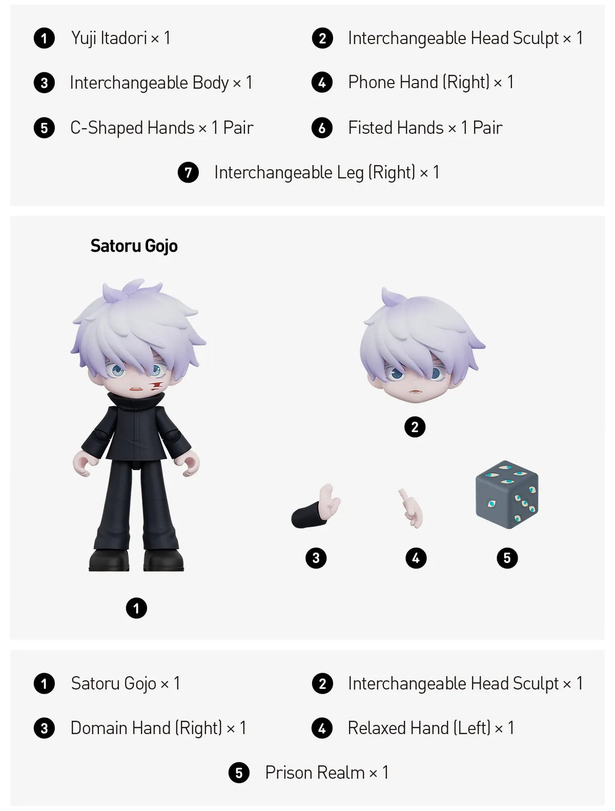 BACK-ORDER POP MART - Jujutsu Kaisen Series: Domain Expansion - Scene Blocks - Satoru Gojo