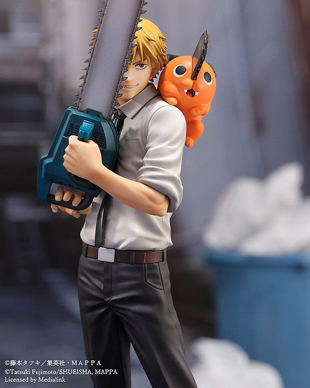 PRE-ORDER Sega - S-Fire - Chainsaw Man - Denji ＆ Pochita 1/7