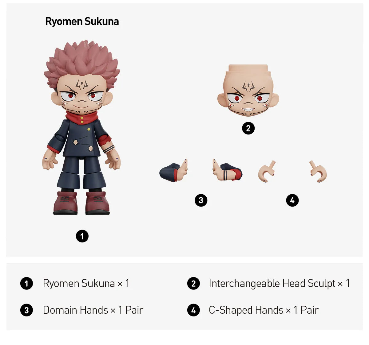 BACK-ORDER POP MART - Jujutsu Kaisen Series: Domain Expansion - Scene Blocks - Ryomen Sukuna