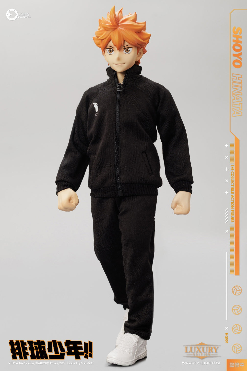 PRE-ORDER ASMUS TOYS - Haikyu!! - Shoyo Hinata: LUXURY Edition HQ01ALUX 1/6