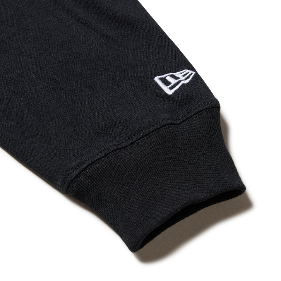 BACK-ORDER NEW ERA JP - Long Sleeve Oversized Cotton T-Shirt - Playstation - Family Mark and New New Era Logo Black