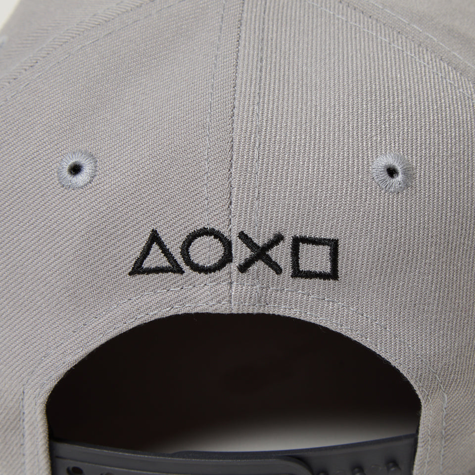 BACK-ORDER NEW ERA JP - Youth 9FIFTY - PlayStation - Family Mark New Era Logo Gray