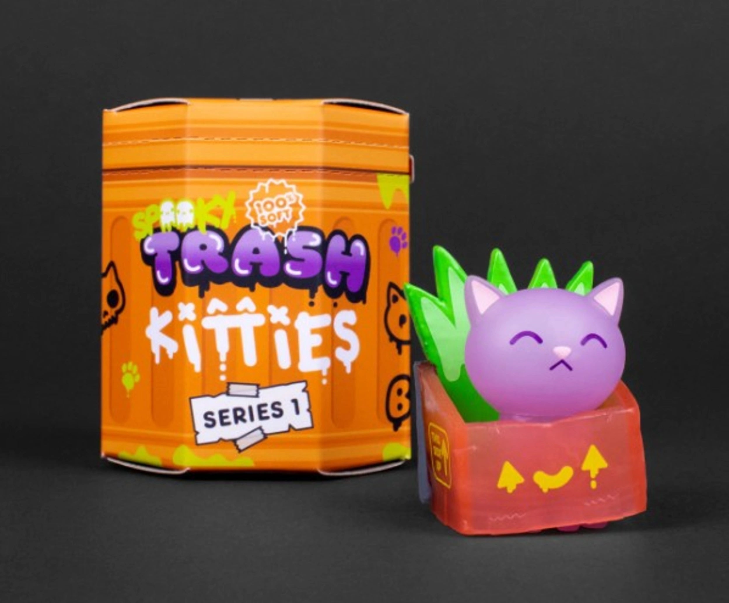 IN-STOCK 100% Soft - Spooky Trash Kitties  Series 1