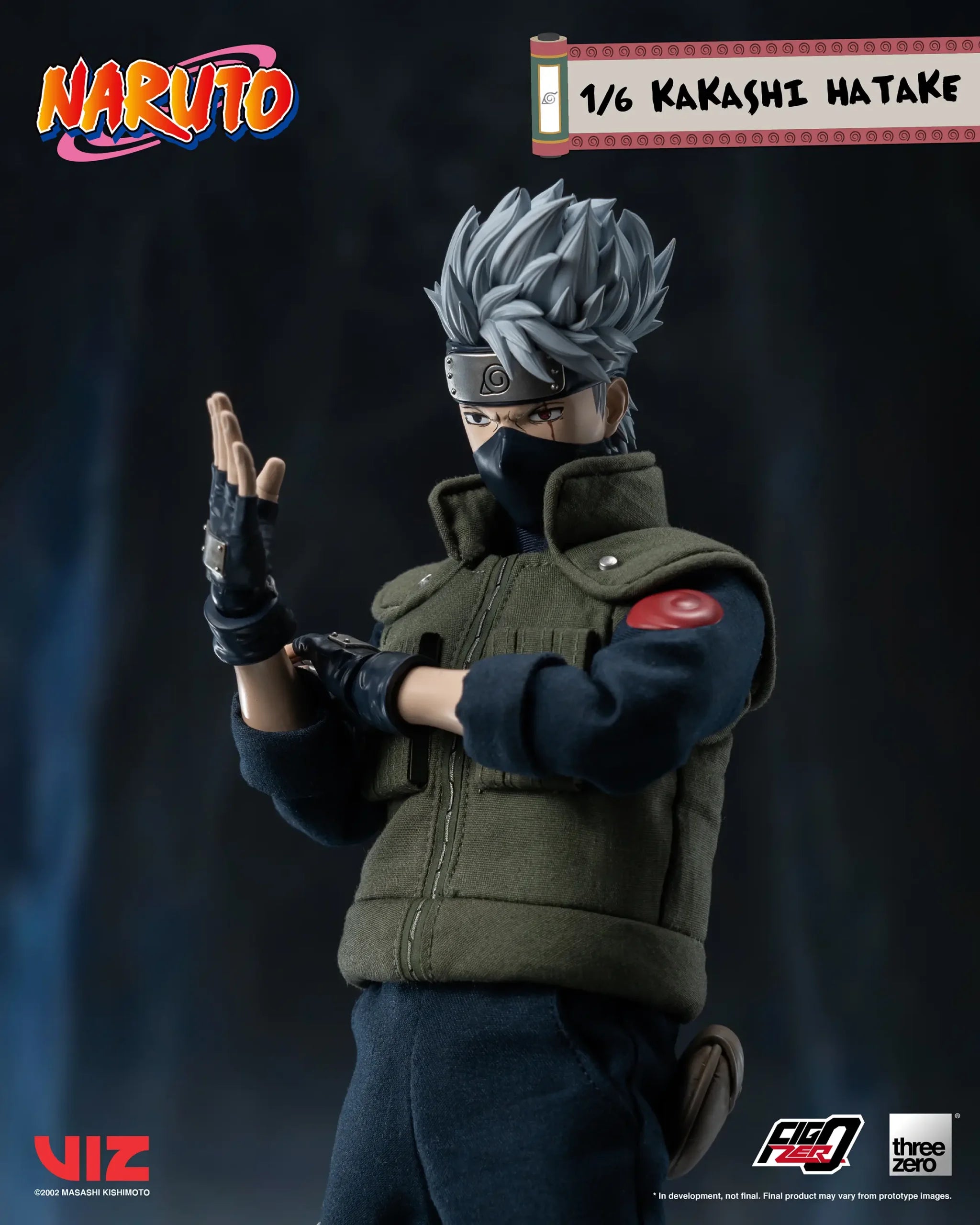 PRE-ORDER threezero - FigZero - Naruto - Kakashi Hatake 1/6