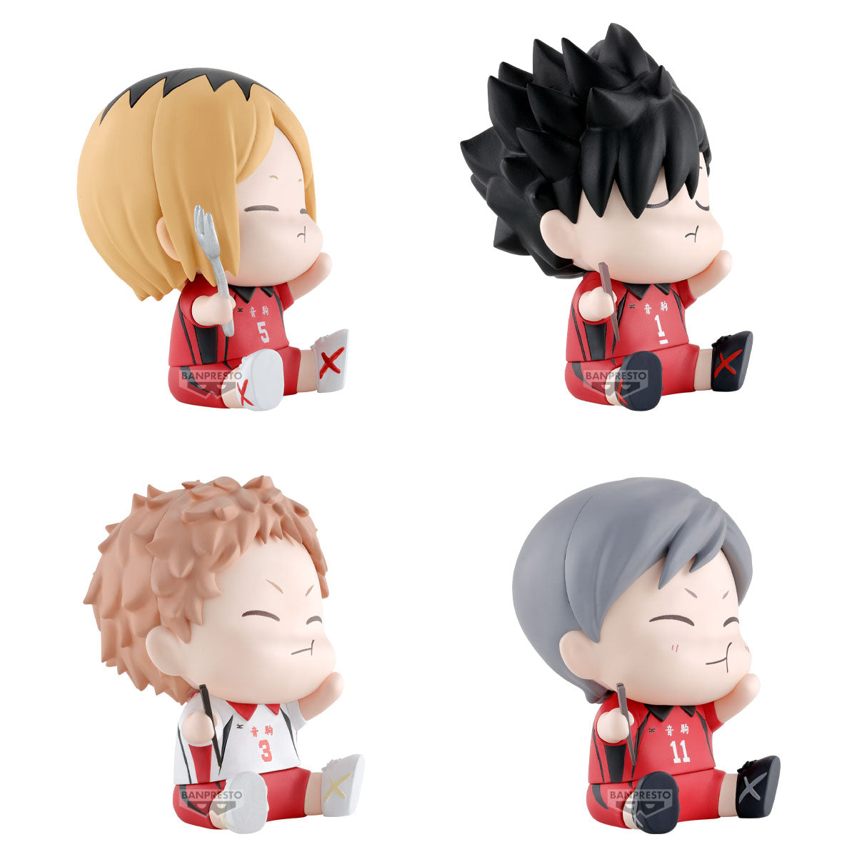 PRE-ORDER Banpresto - Haikyu!! - Happy Figure Collection Vol. 2 [Set of 4]