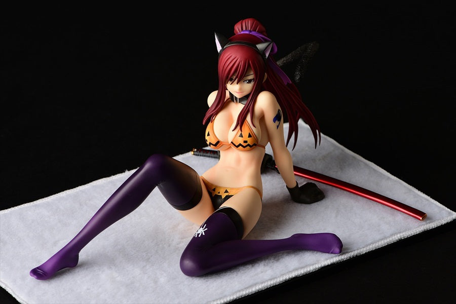 PRE-ORDER Orcatoys - Fairy Tail - Erza Scarlet: Halloween Cat Gravure_Style 1/6