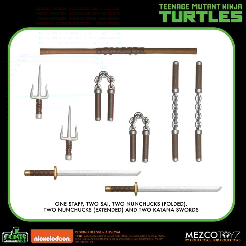 PRE-ORDER Mezco - 5 Points - Teenage Mutant Ninja Turtles Deluxe Set