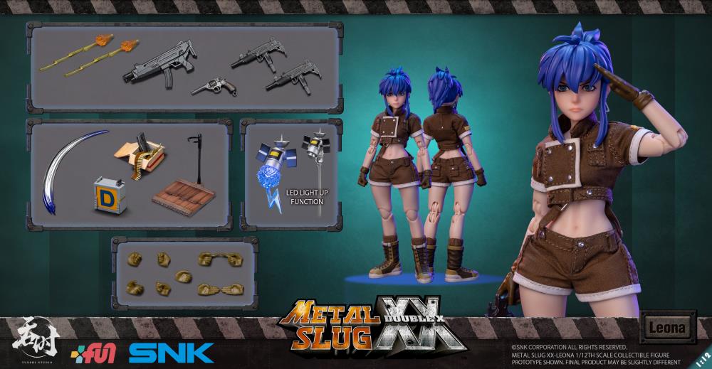 PRE-ORDER Tunshi Studio - Metal Slug XX - Leona Heidern 1/12