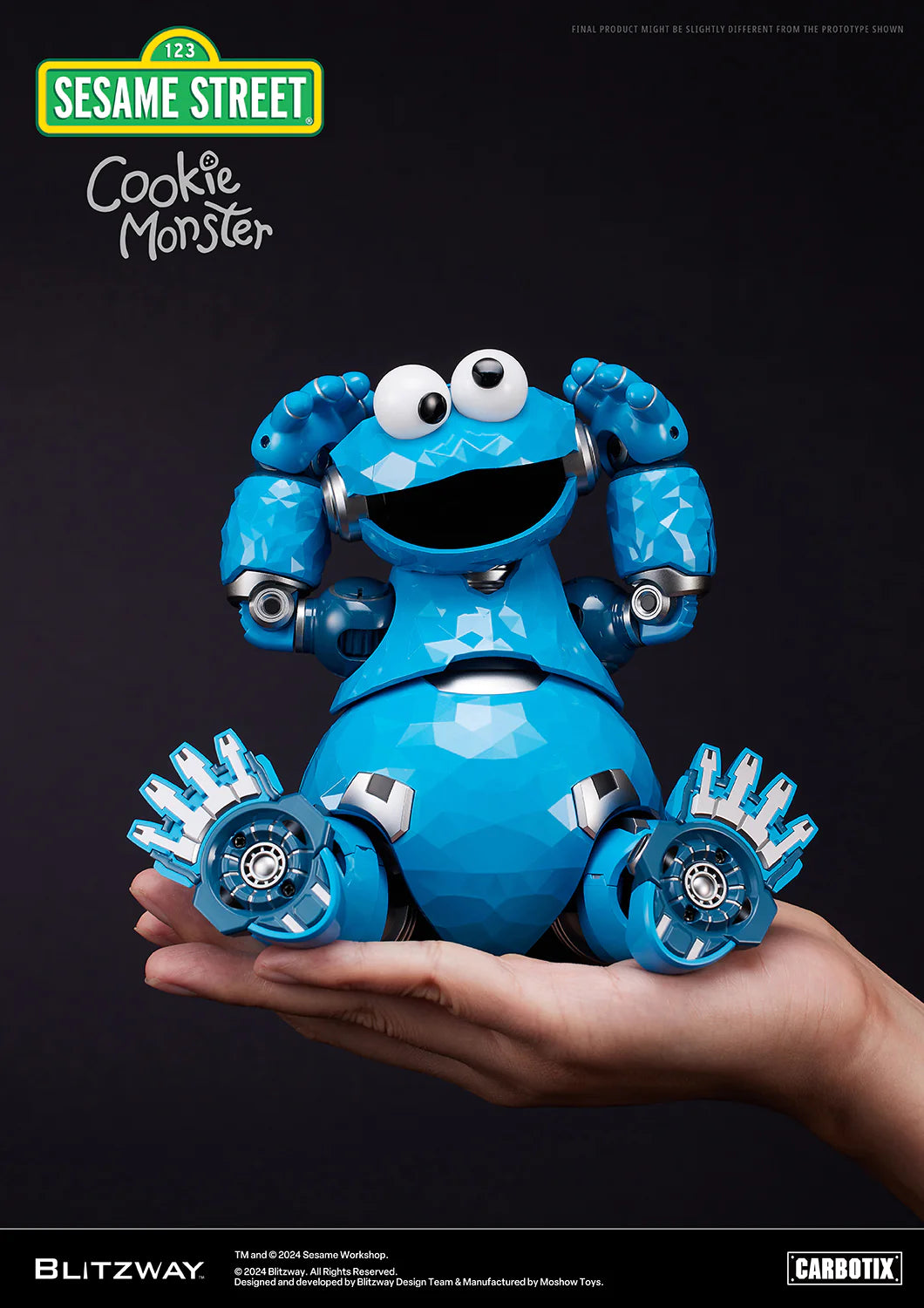 PRE-ORDER Blitzway - CARBOTIX - Sesame Street - Cookie Monster