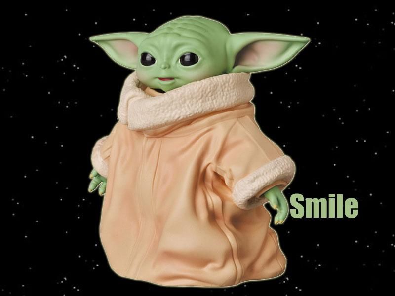 IN-STOCK Medicom Toy - Ultra Detail Figure - Star Wars: The Mandalorian - The Child (Grogu): Smile