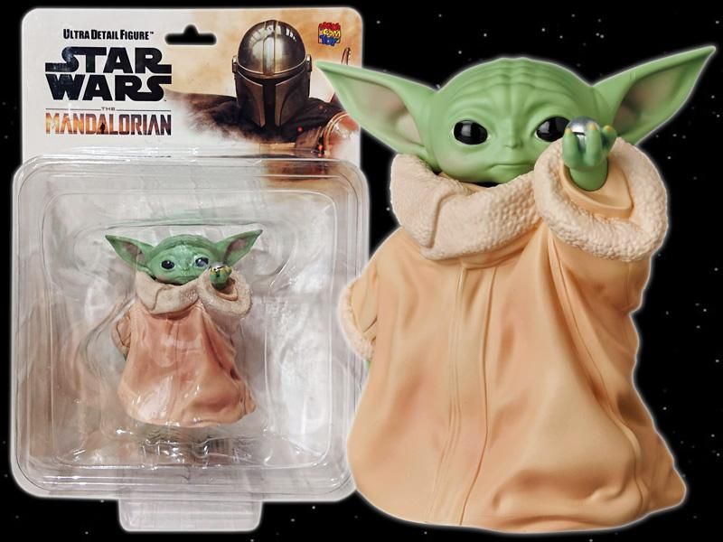 IN-STOCK Medicom Toy - Ultra Detail Figure - Star Wars: The Mandalorian - The Child (Grogu): With Ball