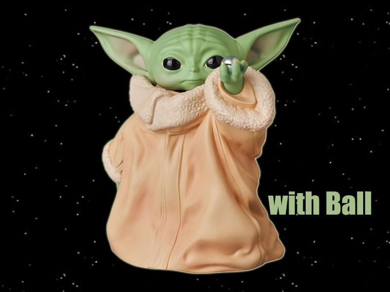 IN-STOCK Medicom Toy - Ultra Detail Figure - Star Wars: The Mandalorian - The Child (Grogu): With Ball