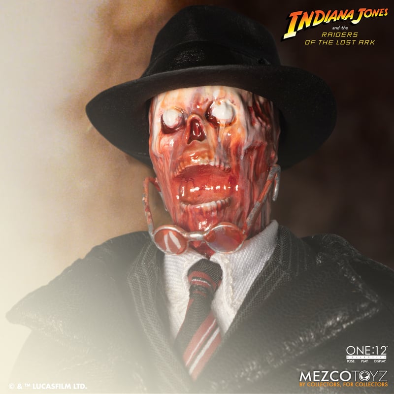 PRE-ORDER Mezco - One:12 Collective - Indiana Jones: Raiders of the Lost Ark - Major Toht and Ark of the Covenant Deluxe Boxed Set