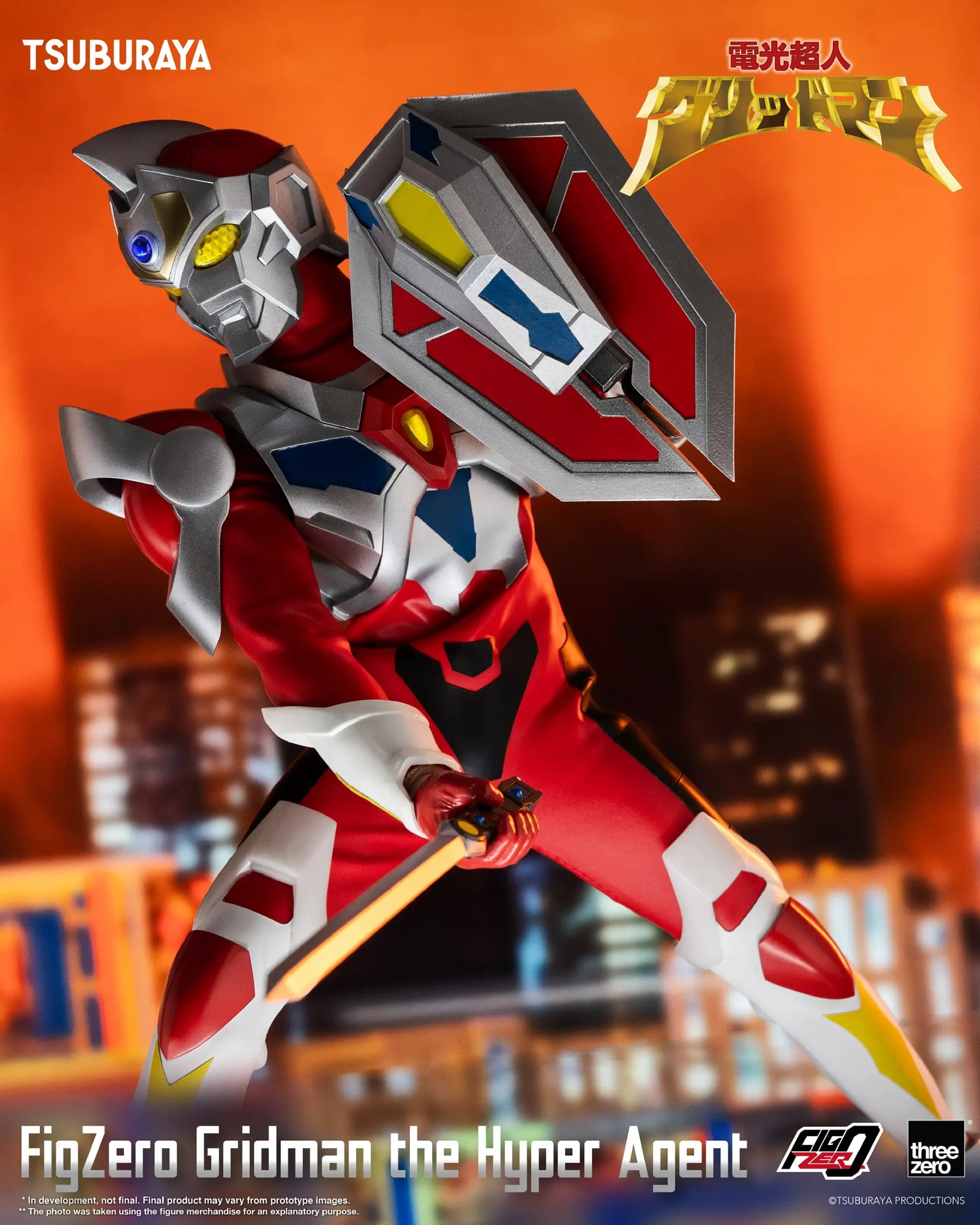 PRE-ORDER threezero - FigZero - Gridman the Hyper Agent - Gridman the Hyper Agent
