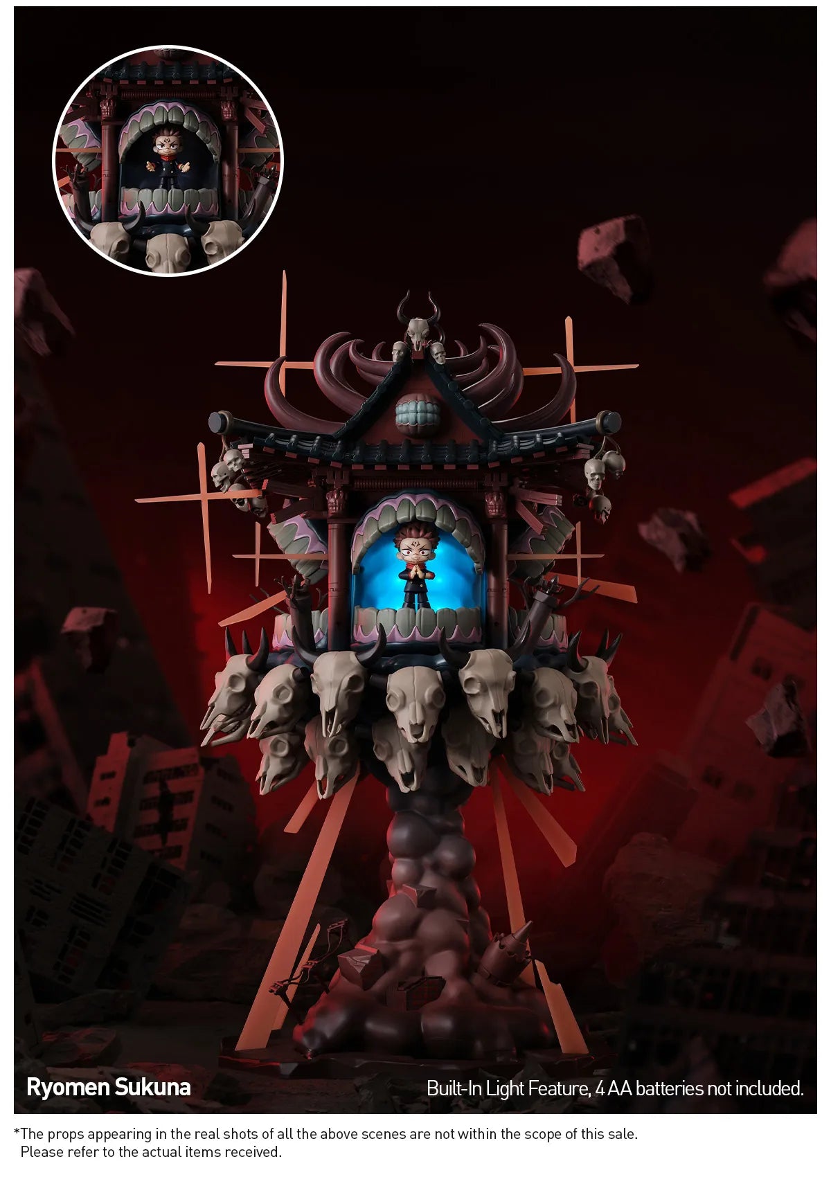 BACK-ORDER POP MART - Jujutsu Kaisen Series: Domain Expansion - Scene Blocks - Ryomen Sukuna