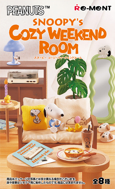 PRE-ORDER RE-MENT - Snoopy Series - Snoopy's Cozy Weekend Room [Box of 8]