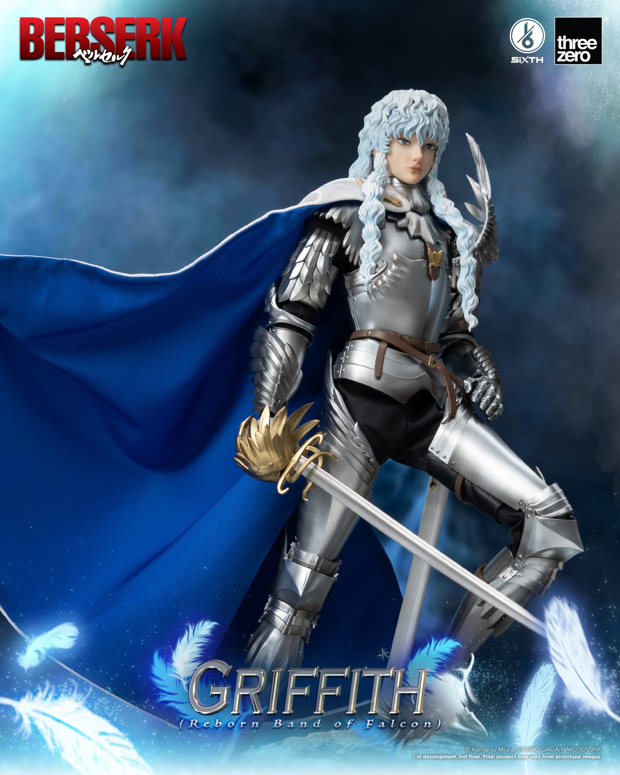 PRE-ORDER threezero - BERSERK - Griffith: Reborn Band of Falcon 1/6