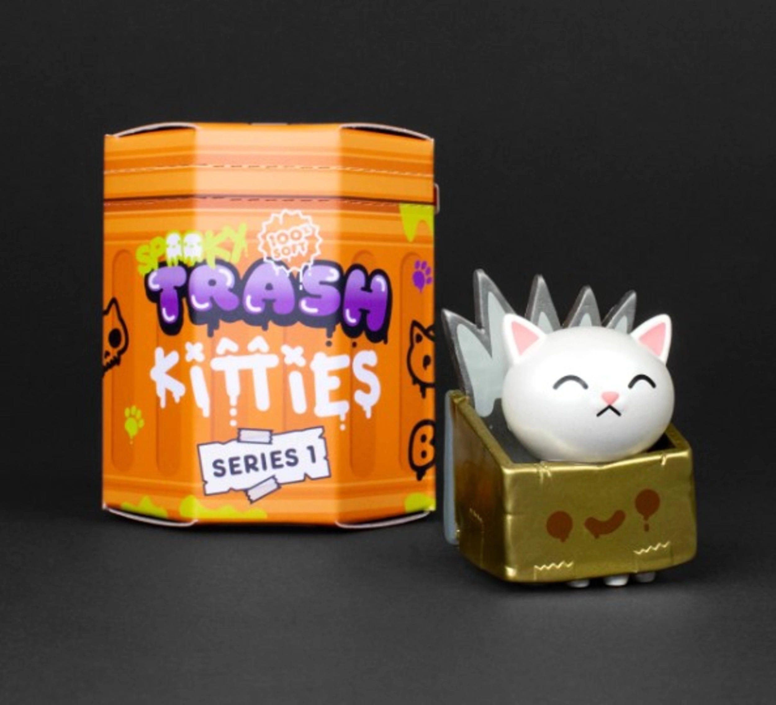 IN-STOCK 100% Soft - Spooky Trash Kitties  Series 1