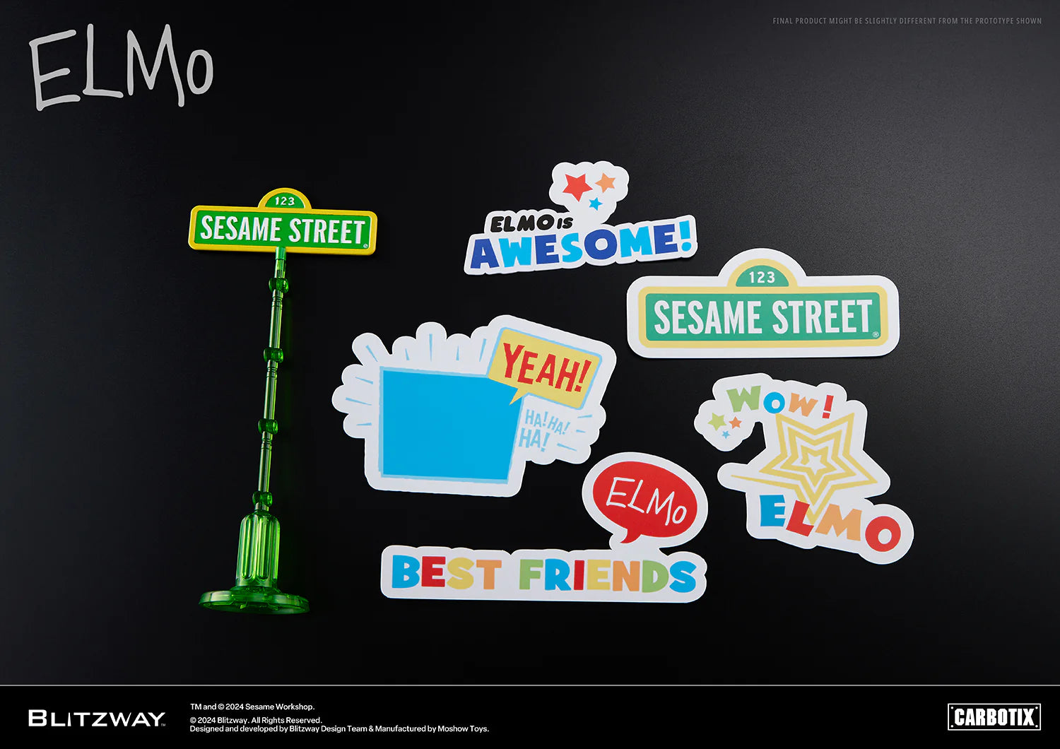 PRE-ORDER Blitzway - CARBOTIX - Sesame Street - Elmo